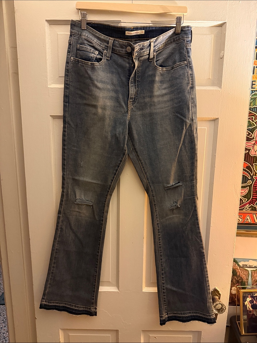 Levi's Women's Faded Blue Bootcut Jeans